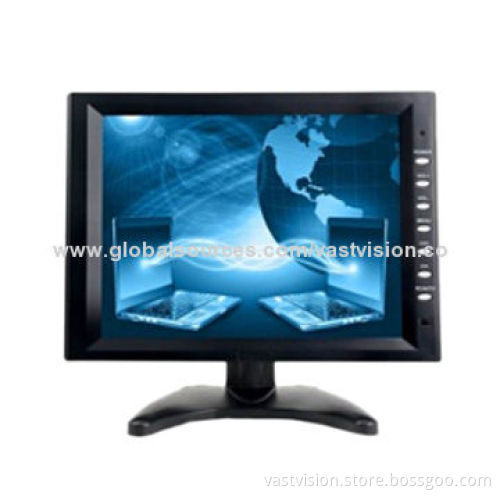 8-inch 16:9 5-wire Resistive Monitor Touch Screen with Fingerprint